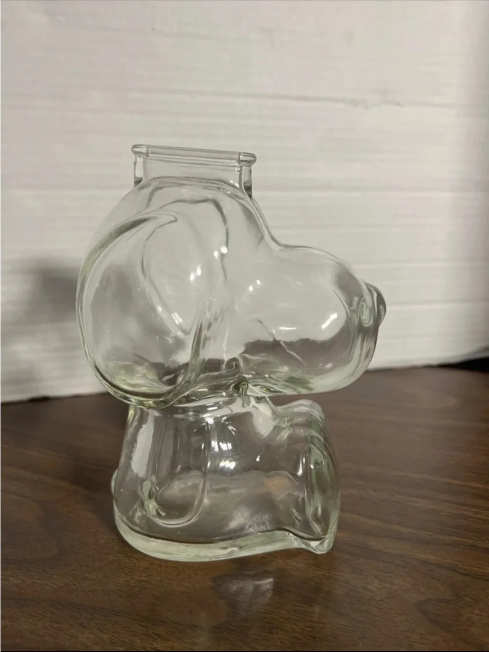 Vintage -Rare - Snoopy-Glass Bank